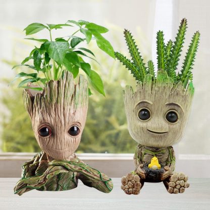 Pot in the form of baby Groot