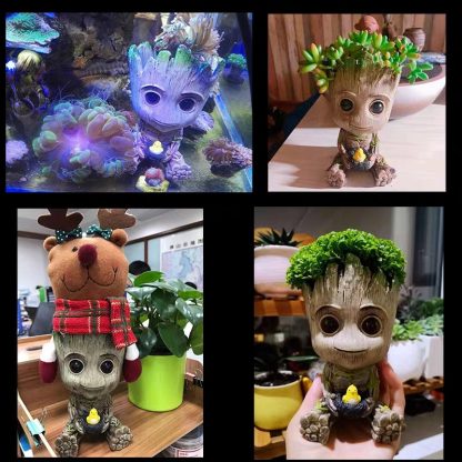 Pot in the form of baby Groot