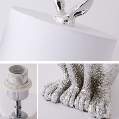 Table Lamp in the Form of a Hidden Hare