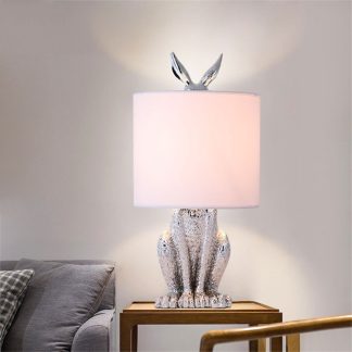 Table Lamp in the Form of a Hidden Hare