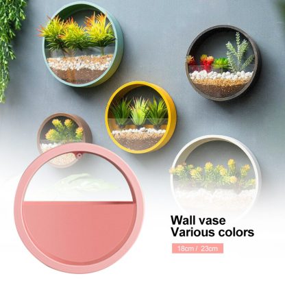 Scandinavian Circle Wall Planter