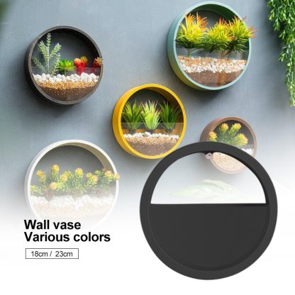 Scandinavian Circle Wall Planter