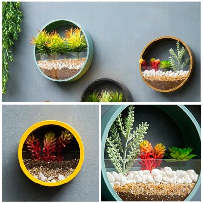 Scandinavian Circle Wall Planter