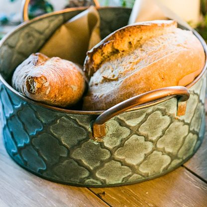 European Vintage Bread Basket