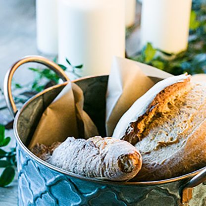 European Vintage Bread Basket